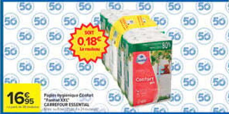 Pack de 8 lingettes Carrefour Essential