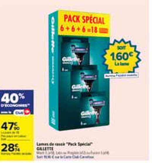 PACK SPÉCIAL 6 + 6 + 6 = 18