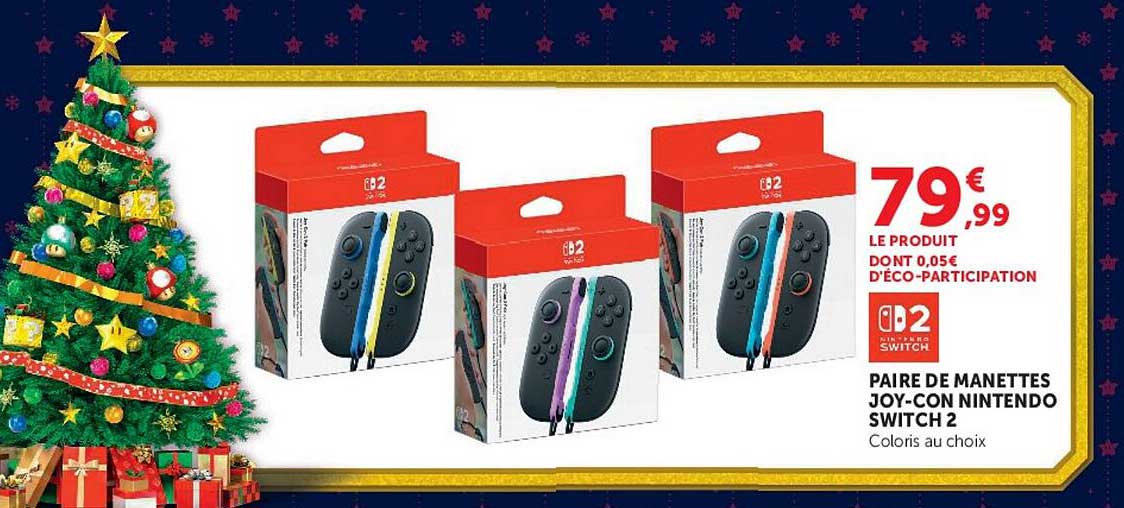PAIRE DE MANETTES JOY-CON NINTENDO SWITCH 2