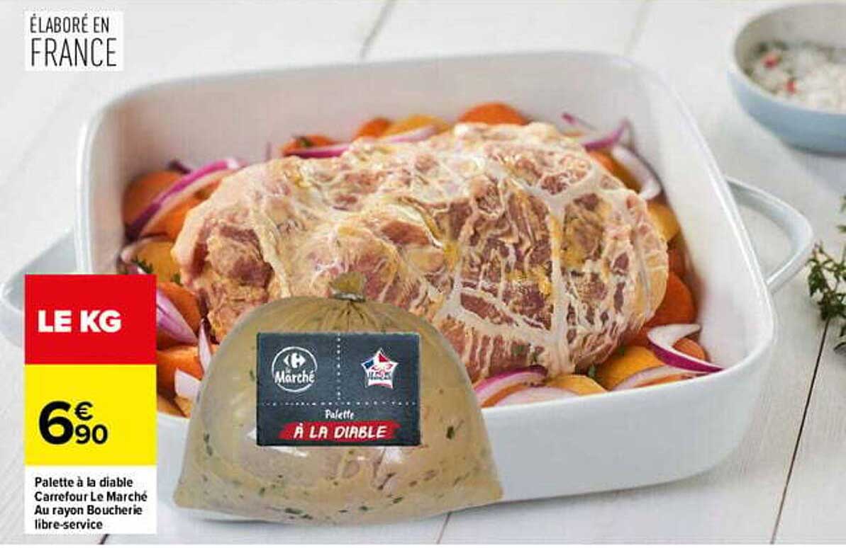 Palette à la diable Carrefour Le Marché