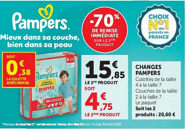 Pampers. Mieux dans sa couche, bien dans sa peau