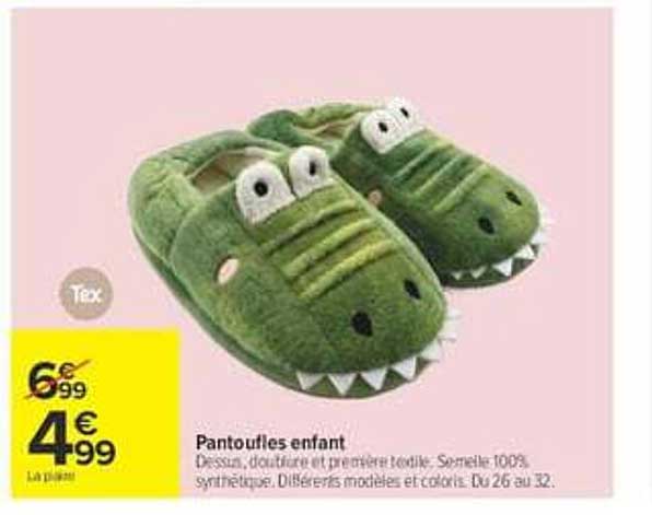 Pantoufles enfant