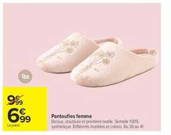 Pantoufles femme