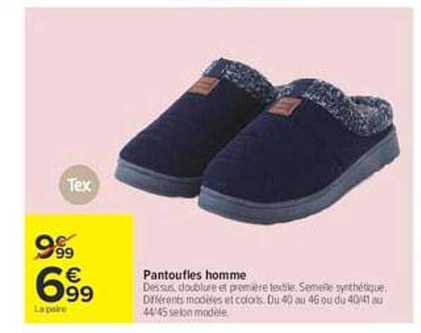 Pantoufles homme