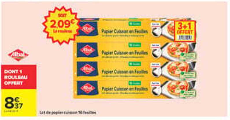 Papier Cuisson en Feuilles