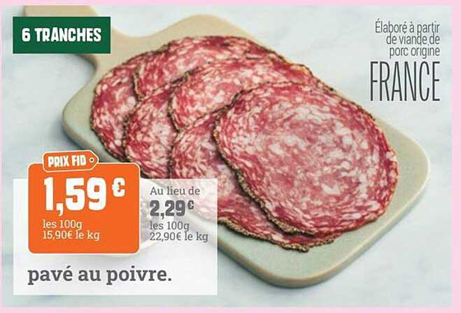 pavé au poivre.