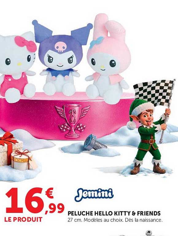 PELUCHE HELLO KITTY & FRIENDS