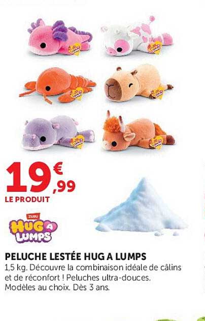 PELUCHE LESTÉE HUG A LUMPS