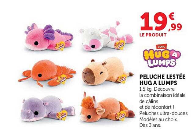 PELUCHE LESTÉE HUG A LUMPS