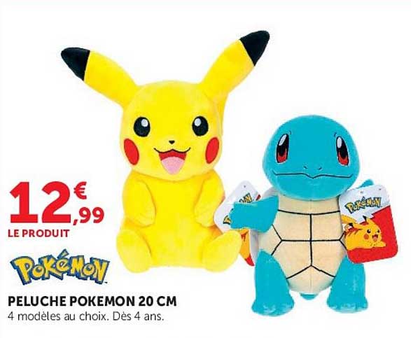 PELUCHE POKEMON 20 CM