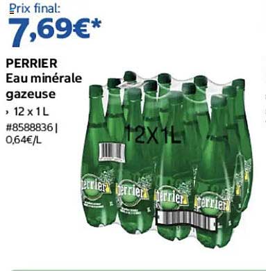 PERRIER Eau minérale gazeuse