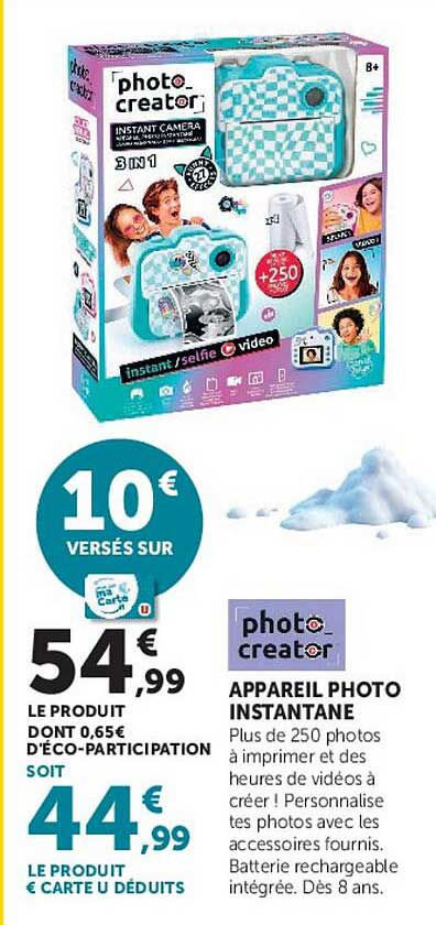photo creator APPAREIL PHOTO INSTANTANE