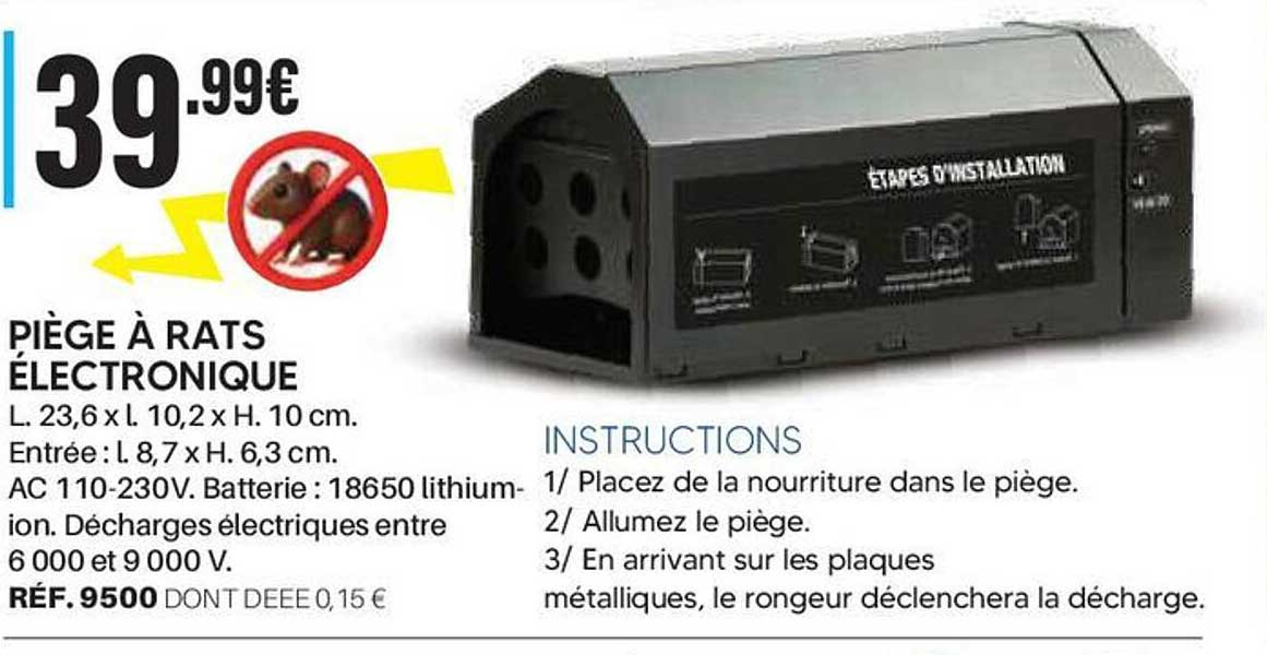 PIÈGE À RATS ÉLECTRONIQUE