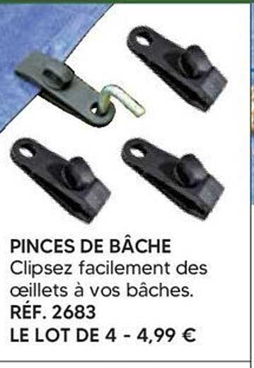 PINCES DE BÂCHE