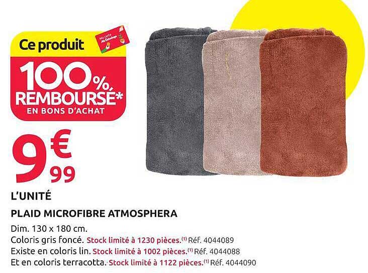 PLAID MICROFIBRE ATMOSPHERA