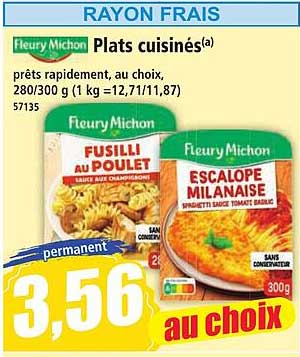 Plats cuisinés(a)