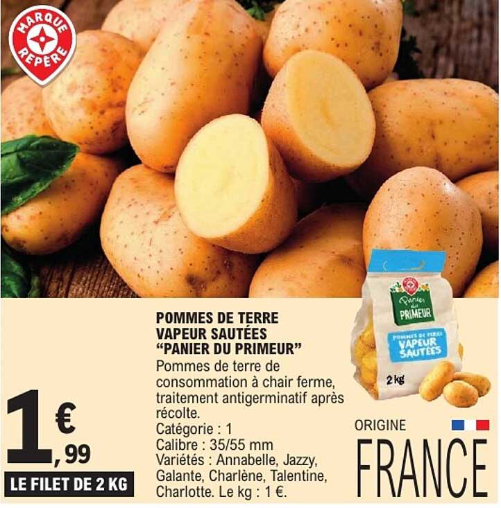 POMMES DE TERRE VAPEUR SAUTÉES “PANIER DU PRIMEUR”