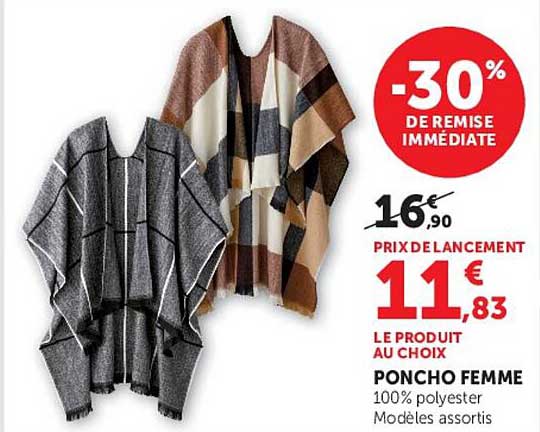 PONCHO FEMME