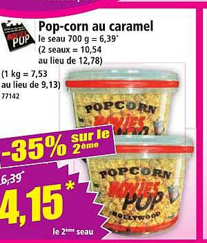 Pop-corn au caramel