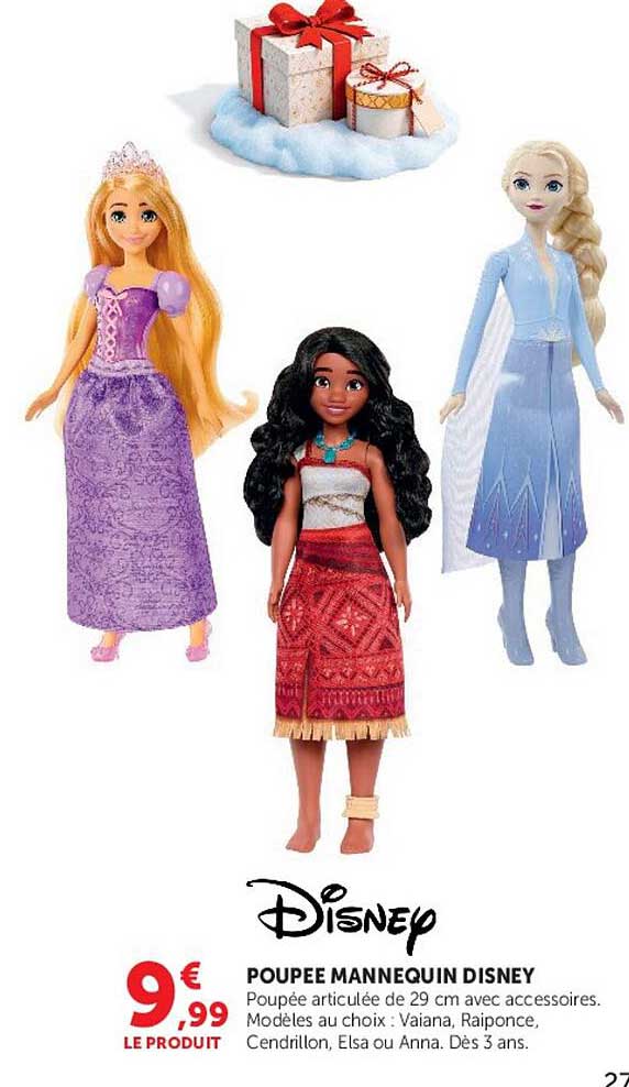 POUPEE MANNEQUIN DISNEY
