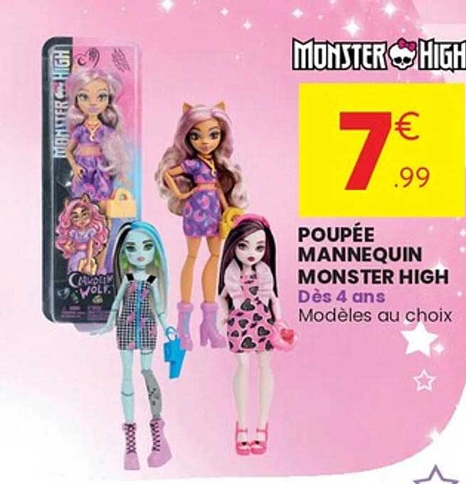 POUPÉE MANNEQUIN MONSTER HIGH