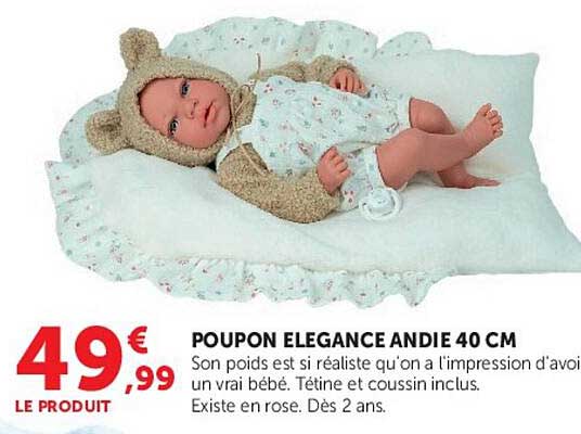 POUPON ELEGANCE ANDIE 40 CM