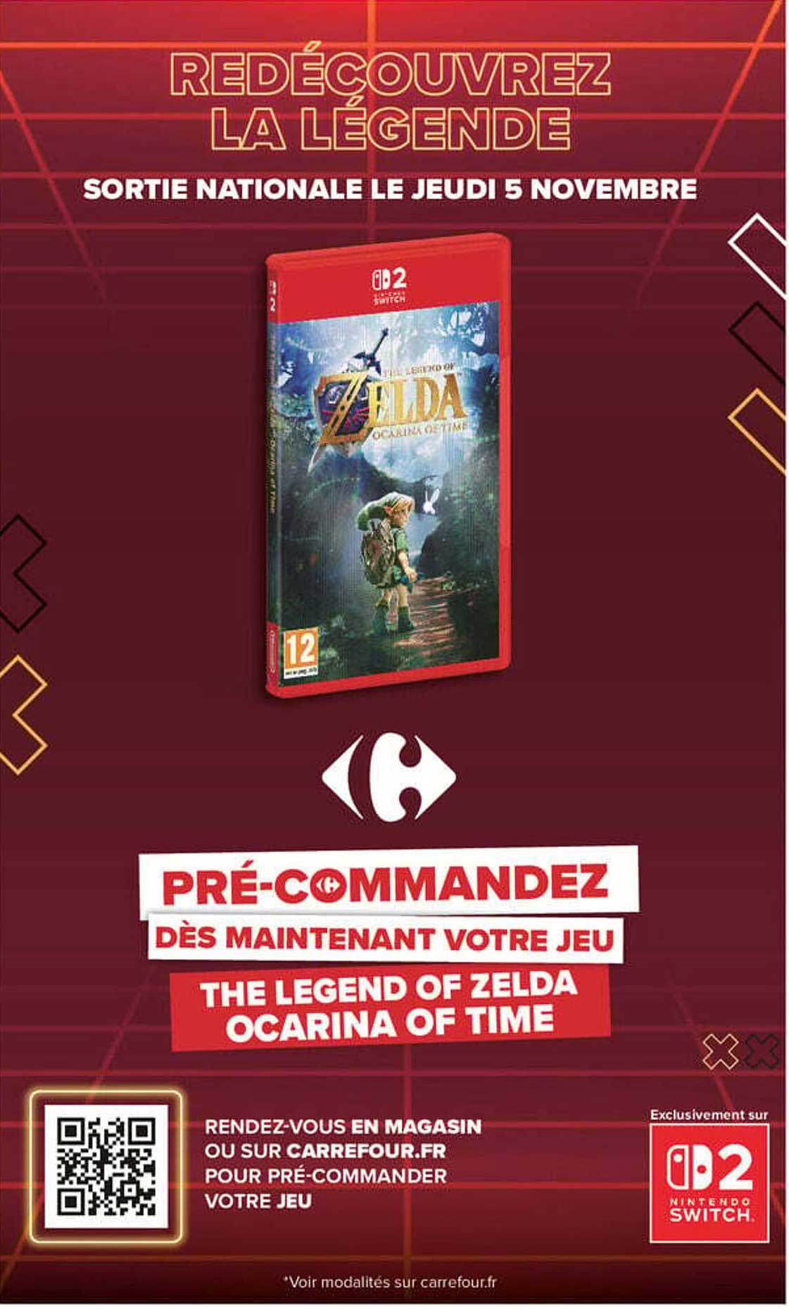PRÉ-COMMANDEZ DÈS MAINTENANT VOTRE JEU THE LEGEND OF ZELDA OCARINA OF TIME
