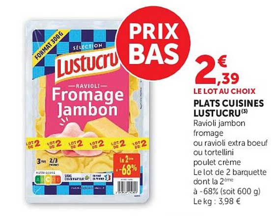 PRIX BAS