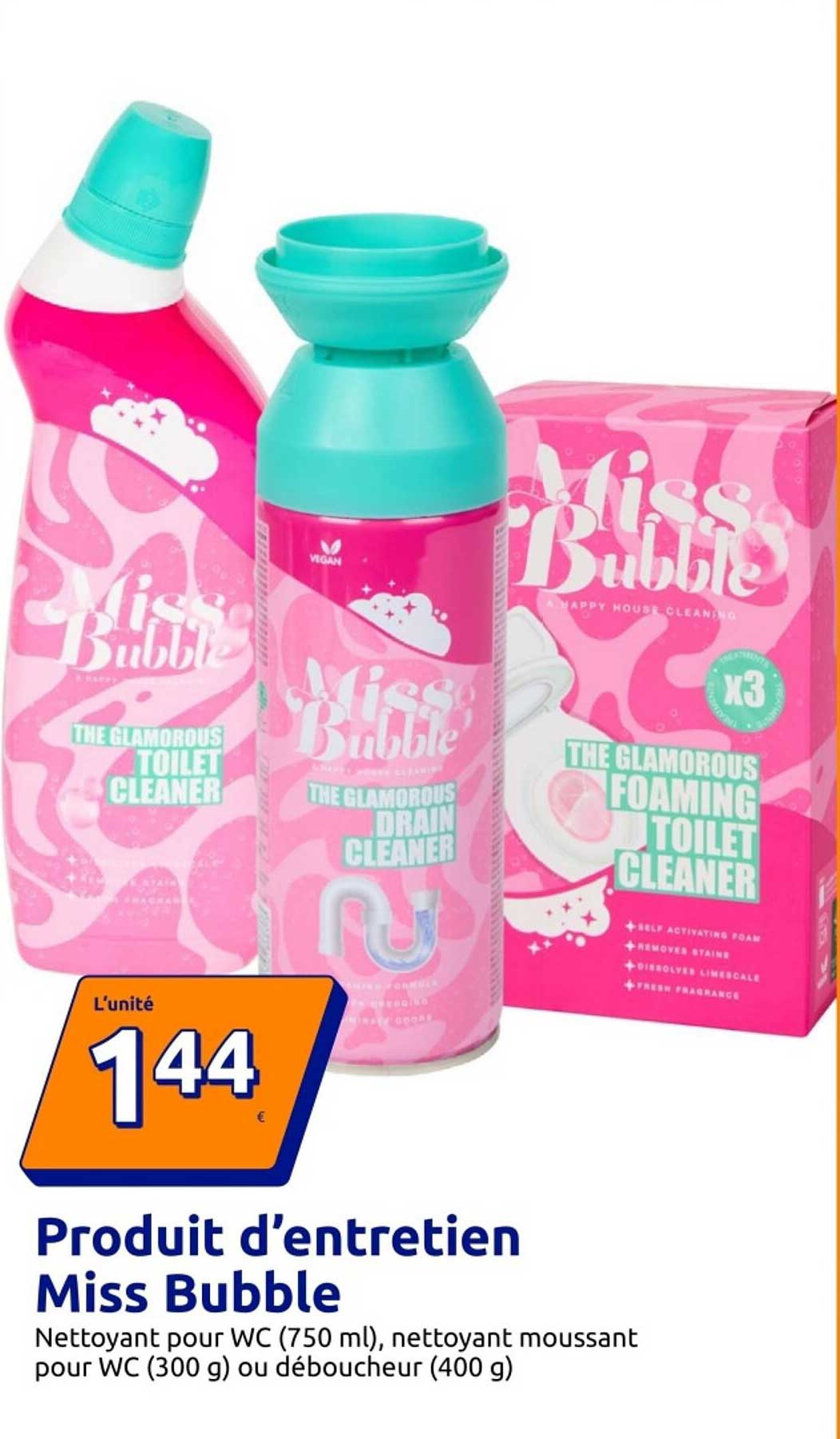 Produit d’entretien Miss Bubble