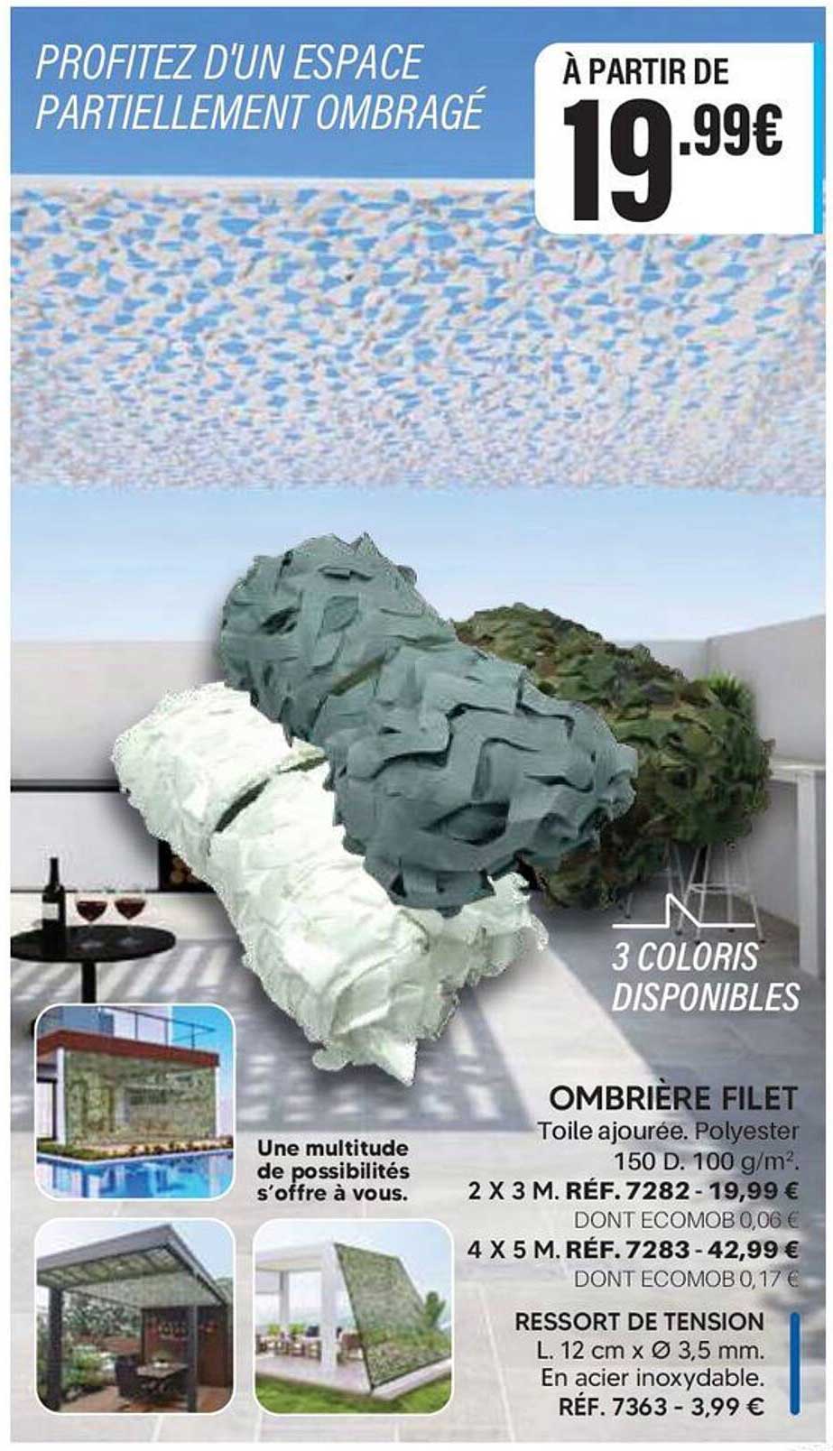 PROFITEZ D'UN ESPACE PARTIELLEMENT OMBRAGÉ