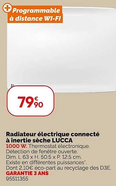 Programmable à distance WI-FI