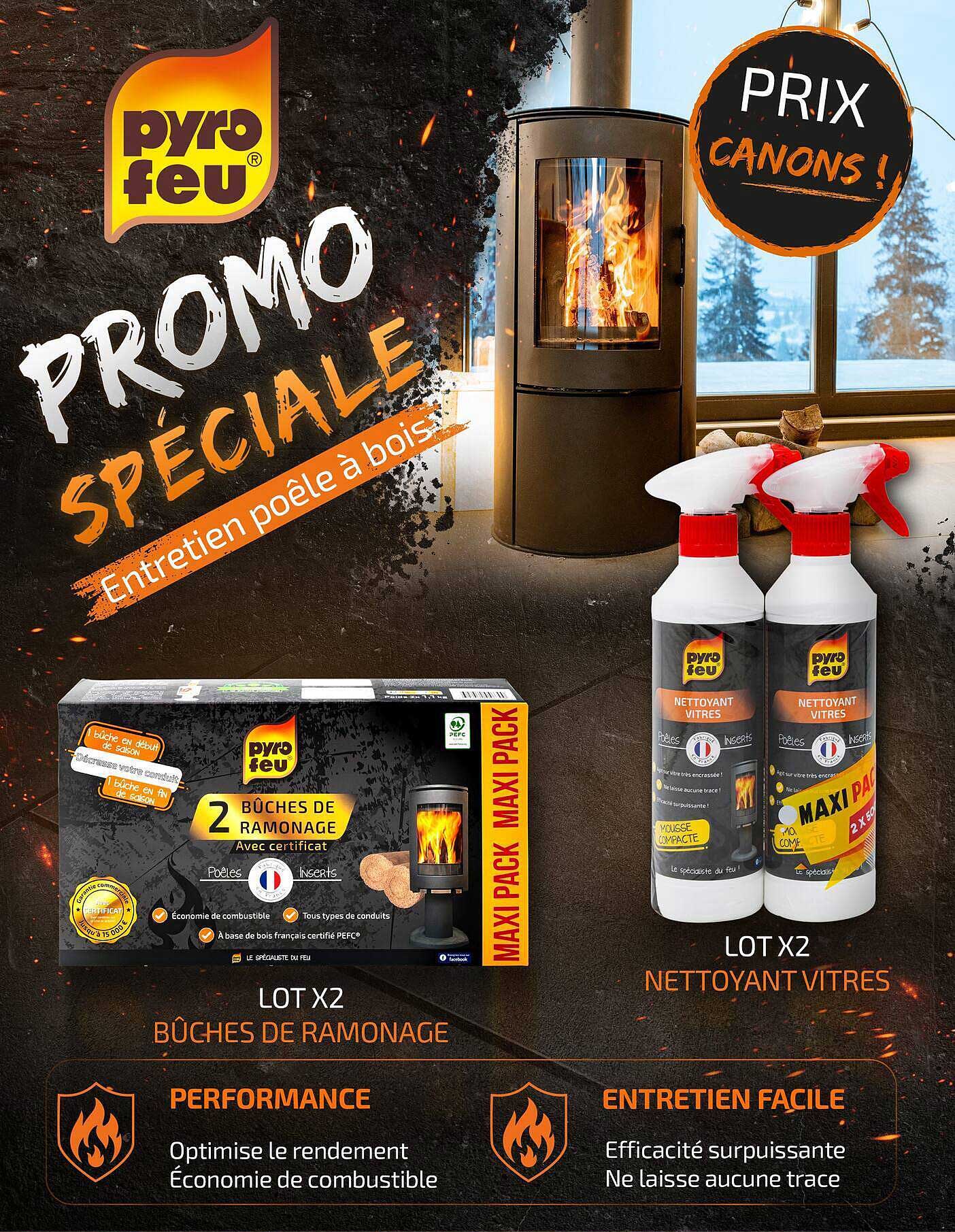 PROMO SPECIALE Entretien poêle à bois