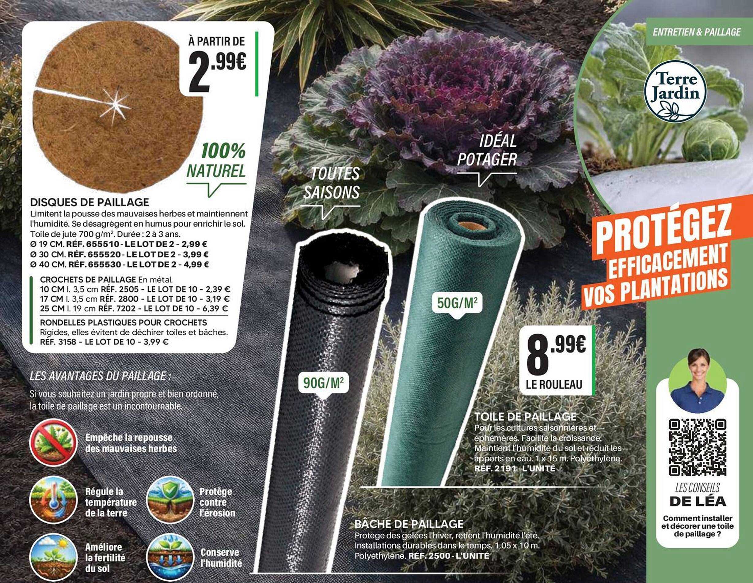 PROTÉGEZ EFFICACEMENT VOS PLANTATIONS