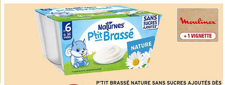 P'TIT BRASSÉ NATURE SANS SUCRES AJOUTÉS DÈS
