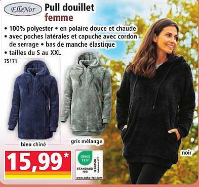 Pull douillet femme