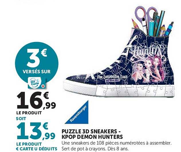 PUZZLE 3D SNEAKERS - KPOP DEMON HUNTERS
