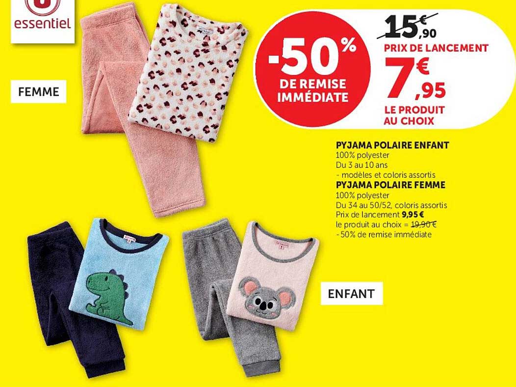 PYJAMA POLAIRE ENFANT