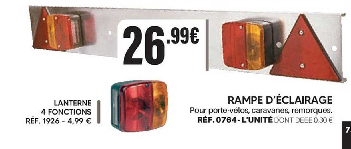 RAMPE D’ÉCLAIRAGE