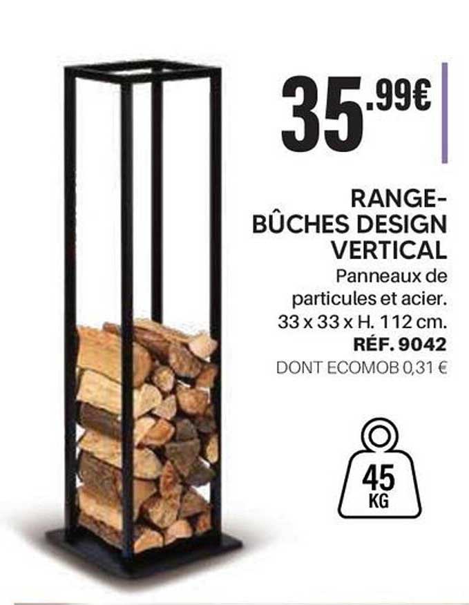 RANGE-BÛCHES DESIGN VERTICAL