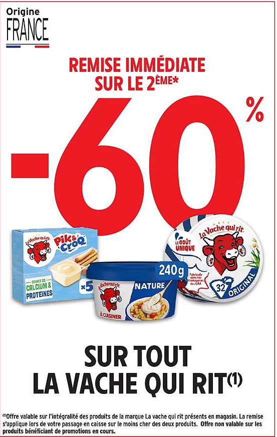 REMISE IMMÉDIATE SUR LE 2ÈME*