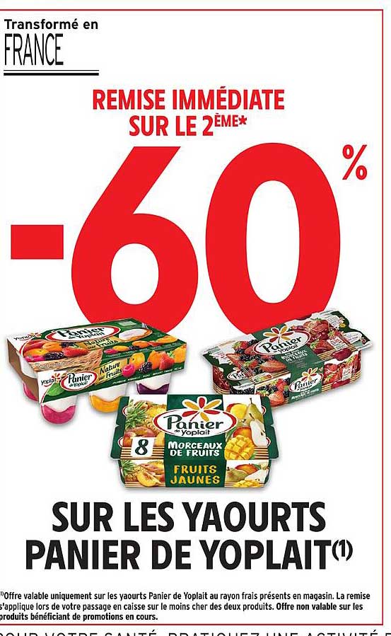 REMISE IMMÉDIATE SUR LE 2ÈME*