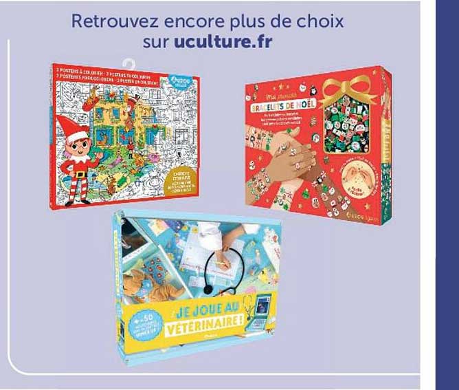 Retrouvez encore plus de choix sur uculture.fr