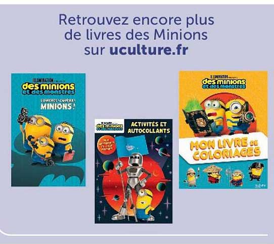 Retrouvez encore plus de livres des Minions sur uculture.fr