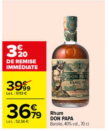 Rhum DON PAPA