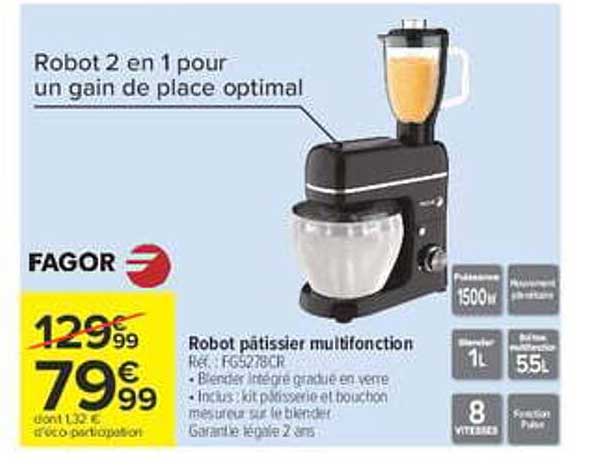 Robot 2 en 1 pour un gain de place optimal
