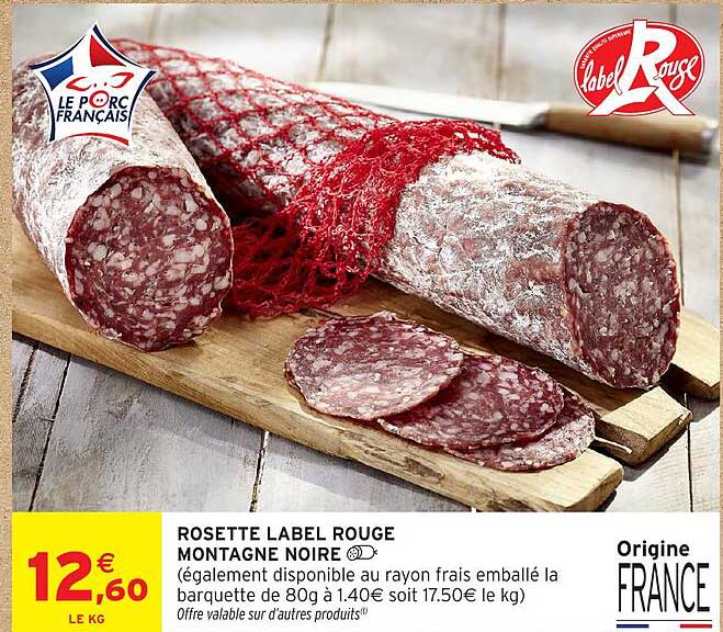 ROSETTE LABEL ROUGE MONTAGNE NOIRE