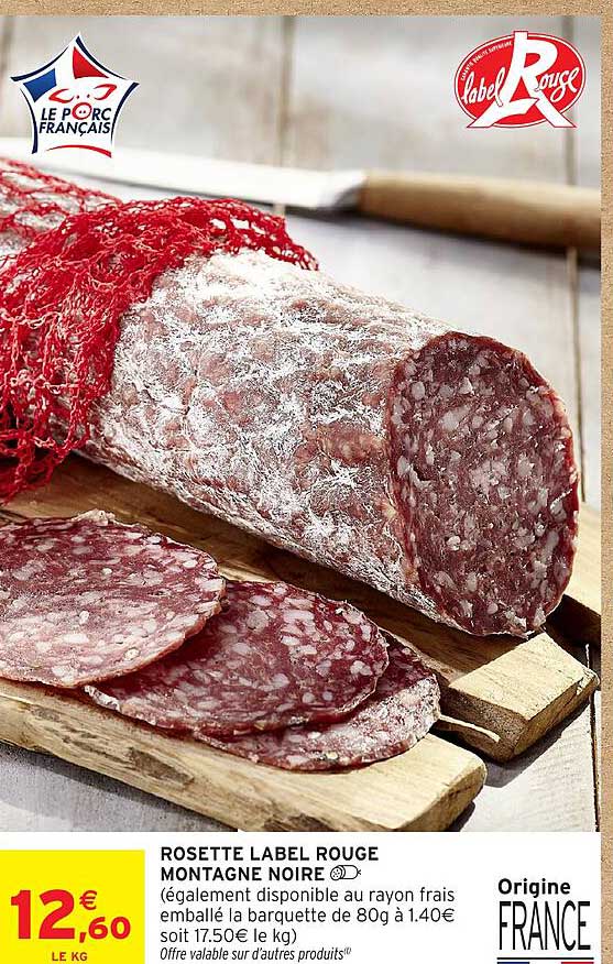 ROSETTE LABEL ROUGE MONTAGNE NOIRE