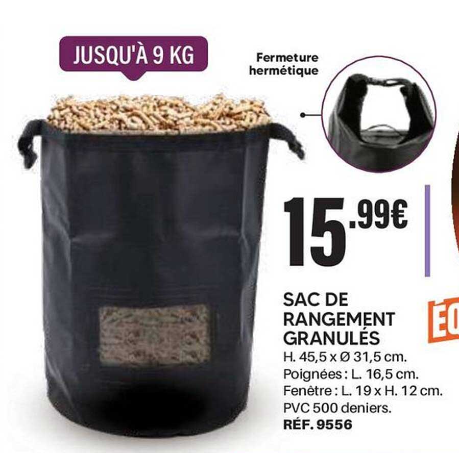 SAC DE RANGEMENT GRANULÉS