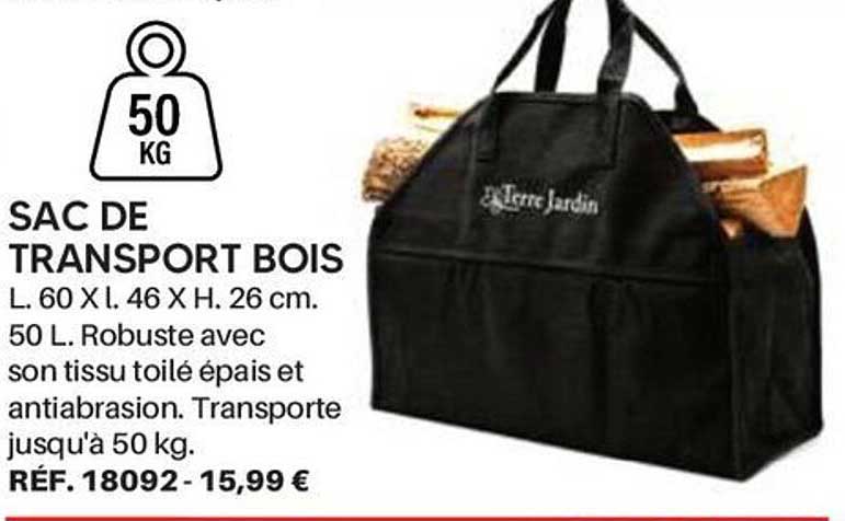 SAC DE TRANSPORT BOIS