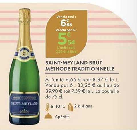 SAINT-MEYLAND BRUT MÉTHODE TRADITIONNELLE